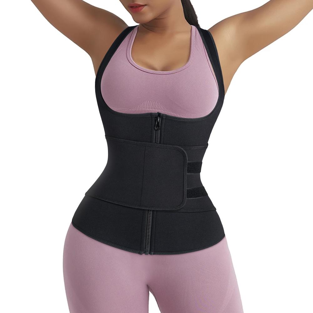Brabic Women's Sweating Waist Trainer Vest Bodysuit